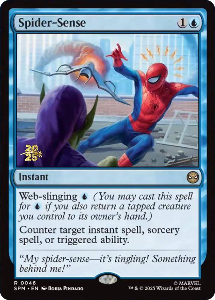Spider-Sense [Marvel's Spider-Man Prerelease Promos] | Boutique FDB TCG