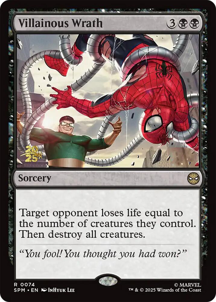 Villainous Wrath [Marvel's Spider-Man Prerelease Promos] | Boutique FDB TCG