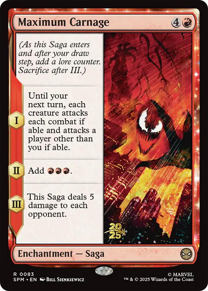 Maximum Carnage [Marvel's Spider-Man Prerelease Promos] | Boutique FDB TCG