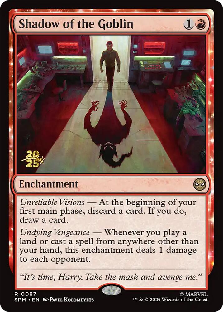 Shadow of the Goblin [Marvel's Spider-Man Prerelease Promos] | Boutique FDB TCG