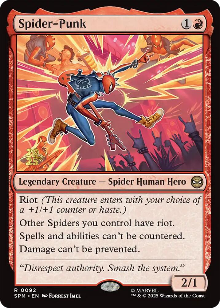 Spider-Punk [Marvel's Spider-Man Prerelease Promos] | Boutique FDB TCG