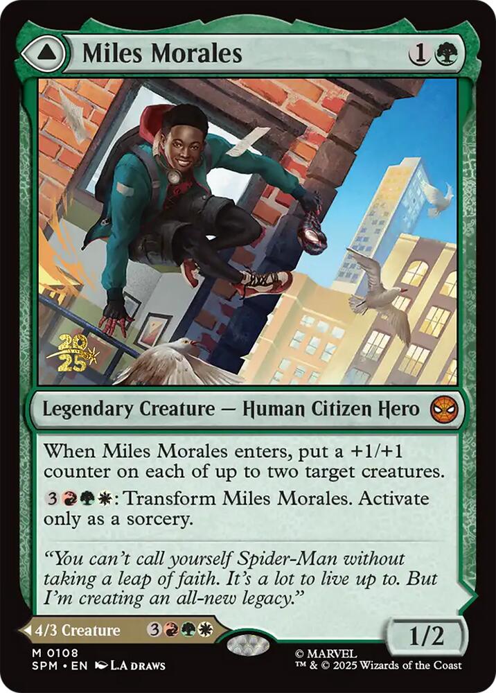 Miles Morales // Ultimate Spider-Man [Marvel's Spider-Man Prerelease Promos] | Boutique FDB TCG