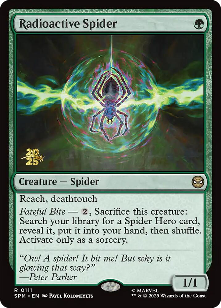 Radioactive Spider [Marvel's Spider-Man Prerelease Promos] | Boutique FDB TCG