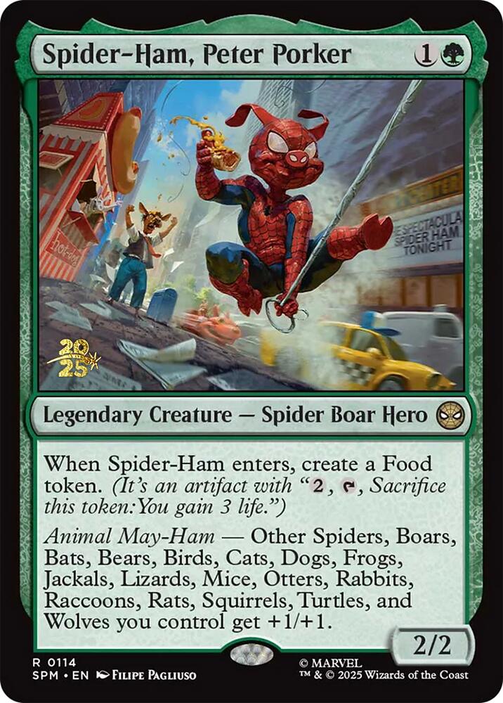 Spider-Ham, Peter Porker [Marvel's Spider-Man Prerelease Promos] | Boutique FDB TCG