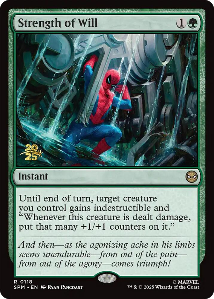 Strength of Will [Marvel's Spider-Man Prerelease Promos] | Boutique FDB TCG
