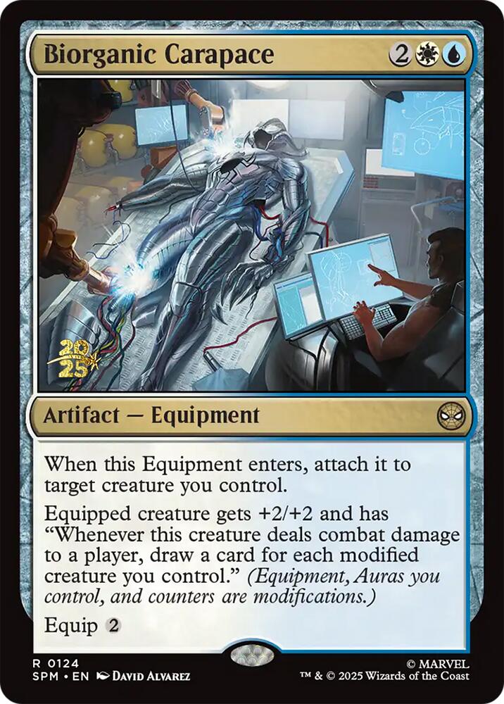 Biorganic Carapace [Marvel's Spider-Man Prerelease Promos] | Boutique FDB TCG