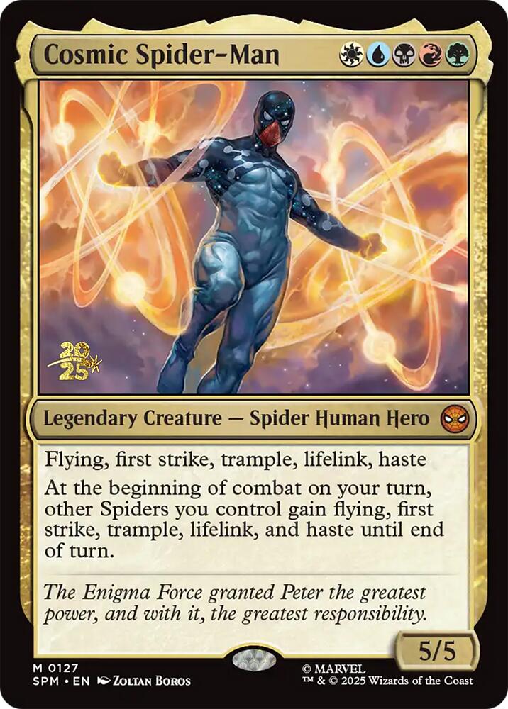 Cosmic Spider-Man [Marvel's Spider-Man Prerelease Promos] | Boutique FDB TCG