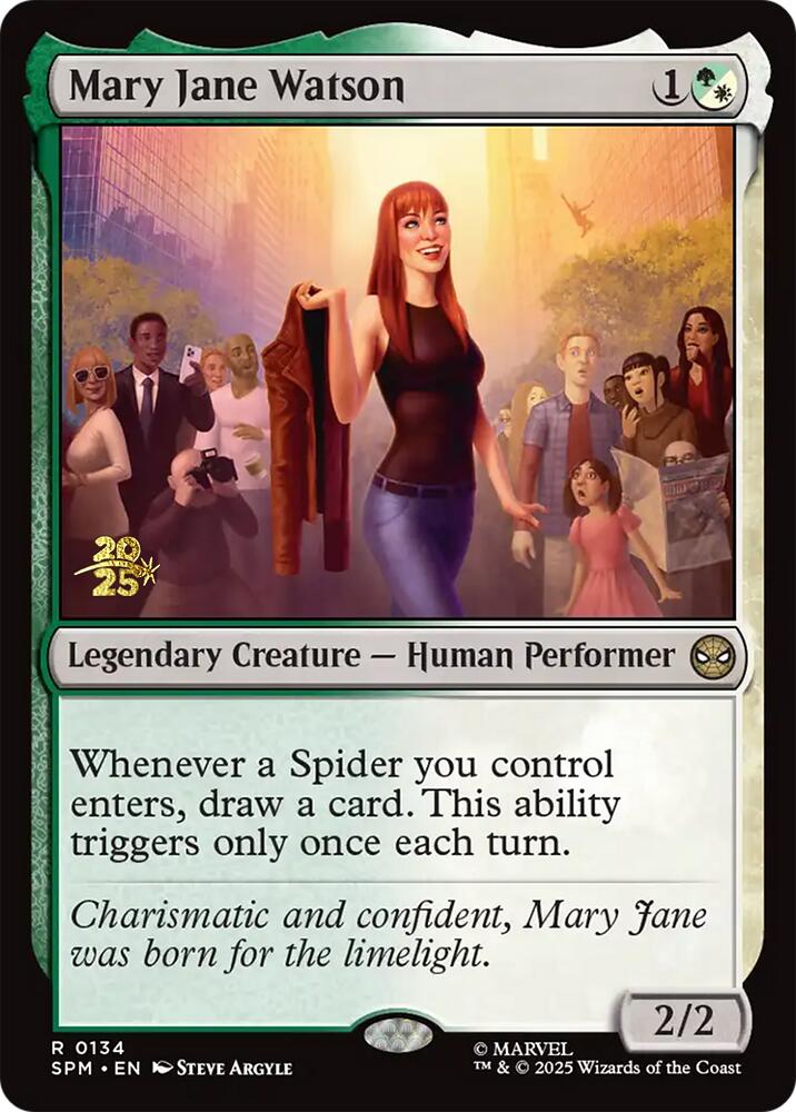Mary Jane Watson [Marvel's Spider-Man Prerelease Promos] | Boutique FDB TCG