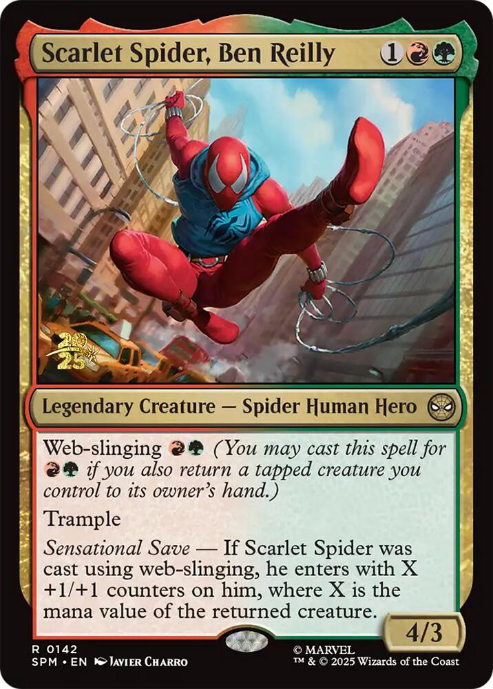 Scarlet Spider, Ben Reilly [Marvel's Spider-Man Prerelease Promos] | Boutique FDB TCG