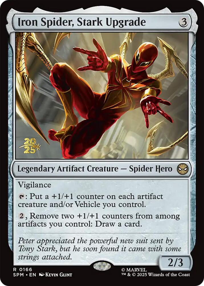 Iron Spider, Stark Upgrade [Marvel's Spider-Man Prerelease Promos] | Boutique FDB TCG