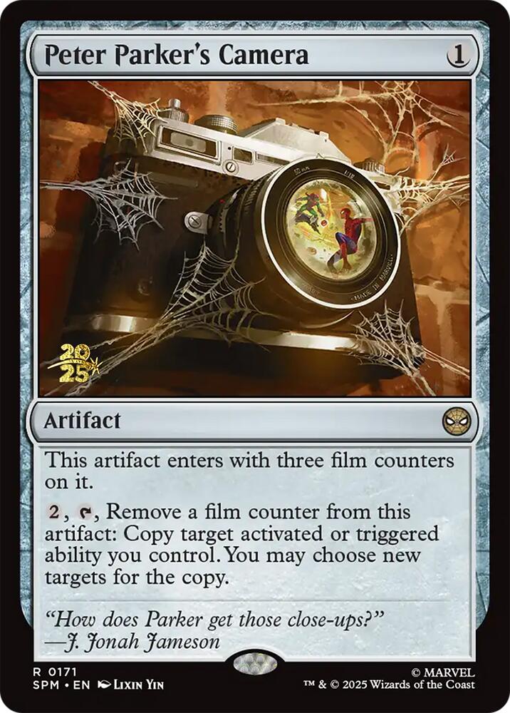 Peter Parker's Camera [Marvel's Spider-Man Prerelease Promos] | Boutique FDB TCG