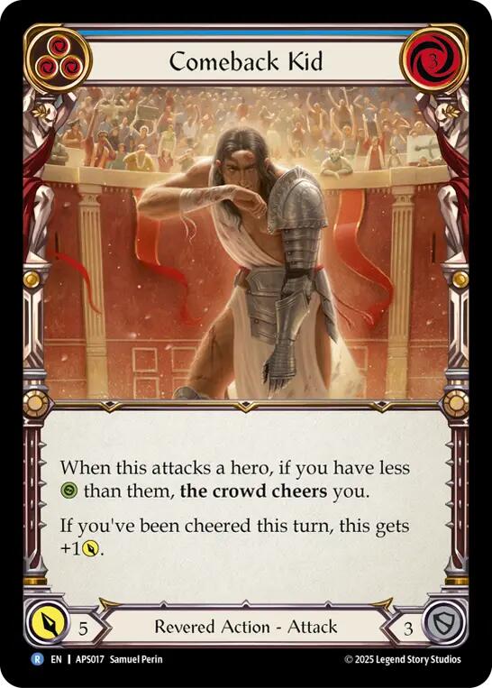 Comeback Kid (Blue) [APS017] (Armory Deck: Pleiades) | Boutique FDB TCG