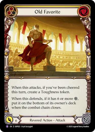 Old Favorite [SUP023] (Super Slam)  Rainbow Foil | Boutique FDB TCG