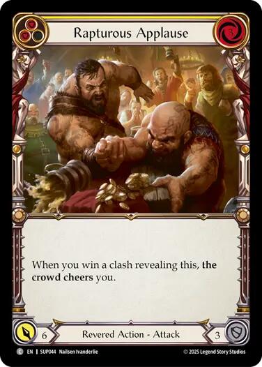 Rapturous Applause (Yellow) [SUP044] (Super Slam) | Boutique FDB TCG