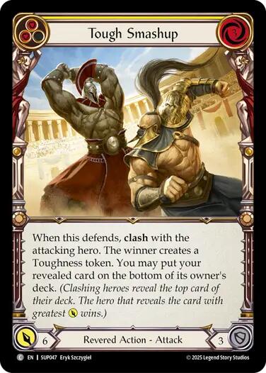 Tough Smashup (Yellow) [SUP047] (Super Slam) | Boutique FDB TCG
