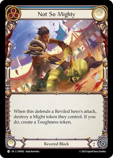 Not So Mighty [SUP062] (Super Slam)  Rainbow Foil | Boutique FDB TCG