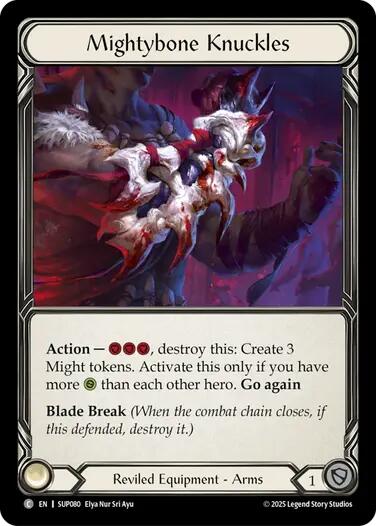 Mightybone Knuckles (Cold Foil) [SUP080] (Super Slam)  Cold Foil | Boutique FDB TCG