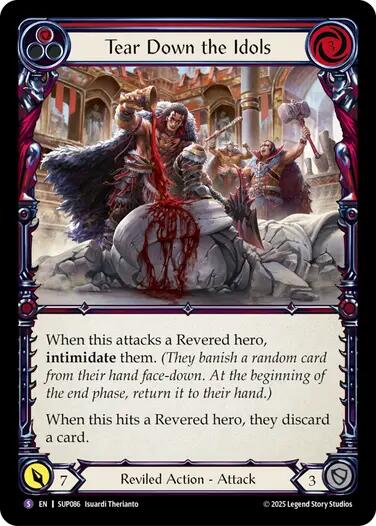 Tear Down the Idols [SUP086] (Super Slam)  Rainbow Foil | Boutique FDB TCG
