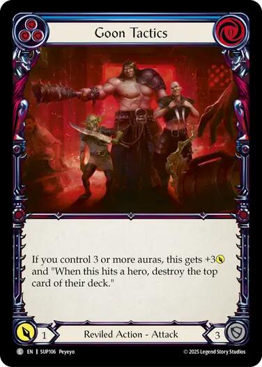 Goon Tactics [SUP106] (Super Slam)  Rainbow Foil | Boutique FDB TCG