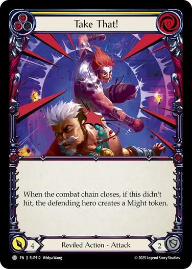 Take That! (Yellow) [SUP112] (Super Slam) | Boutique FDB TCG