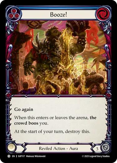Booze! [SUP117] (Super Slam)  Rainbow Foil | Boutique FDB TCG
