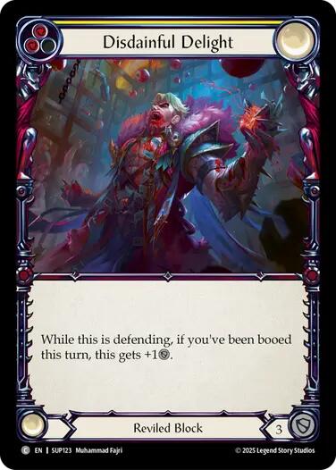 Disdainful Delight [SUP123] (Super Slam)  Rainbow Foil | Boutique FDB TCG