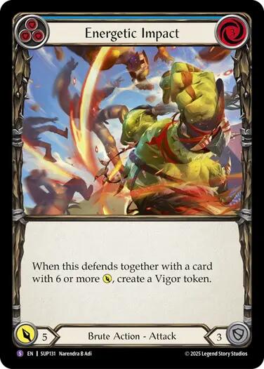 Energetic Impact [SUP131] (Super Slam) | Boutique FDB TCG