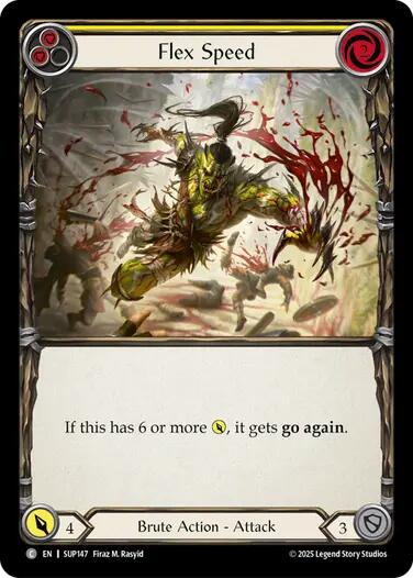 Flex Speed (Yellow) [SUP147] (Super Slam) | Boutique FDB TCG