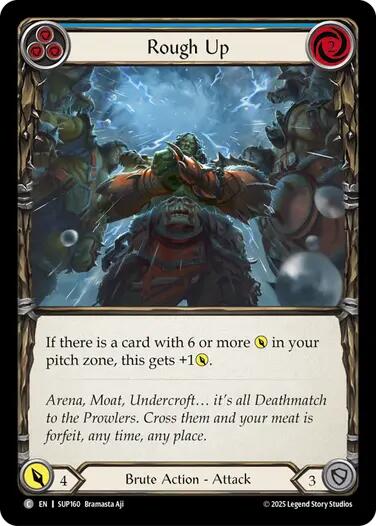 Rough Up (Blue) [SUP160] (Super Slam) | Boutique FDB TCG