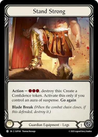 Stand Strong (Cold Foil) [SUP169] (Super Slam)  Cold Foil | Boutique FDB TCG