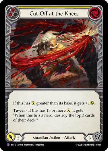 Cut Off at the Knees [SUP173] (Super Slam)  Rainbow Foil | Boutique FDB TCG