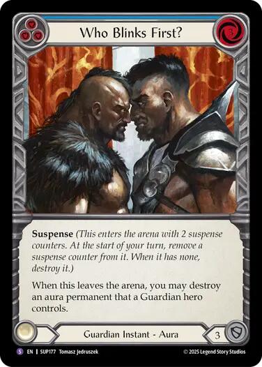 Who Blinks First? [SUP177] (Super Slam) | Boutique FDB TCG