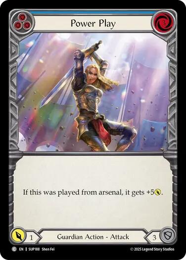 Power Play (Blue) [SUP188] (Super Slam) | Boutique FDB TCG