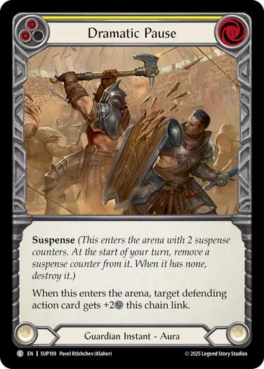 Dramatic Pause (Yellow) [SUP199] (Super Slam) | Boutique FDB TCG