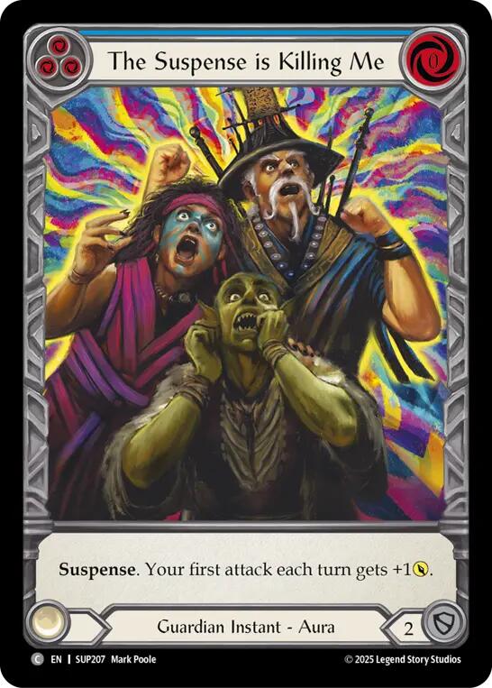 The Suspense is Killing Me (Extended Art) [SUP207] (Super Slam)  Cold Foil | Boutique FDB TCG