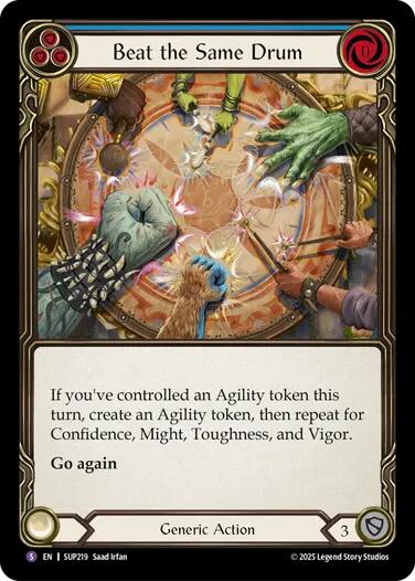 Beat the Same Drum [SUP219] (Super Slam)  Rainbow Foil | Boutique FDB TCG