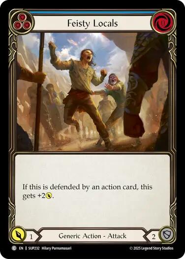 Feisty Locals (Blue) [SUP232] (Super Slam) | Boutique FDB TCG