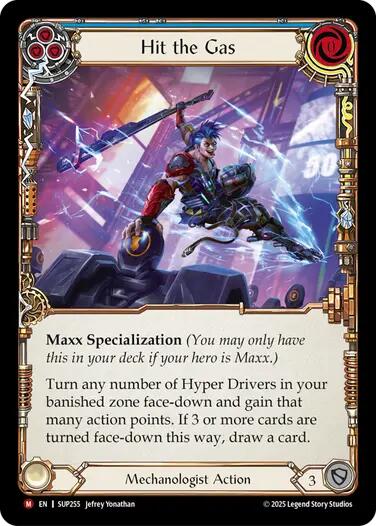 Hit the Gas [SUP255] (Super Slam) | Boutique FDB TCG