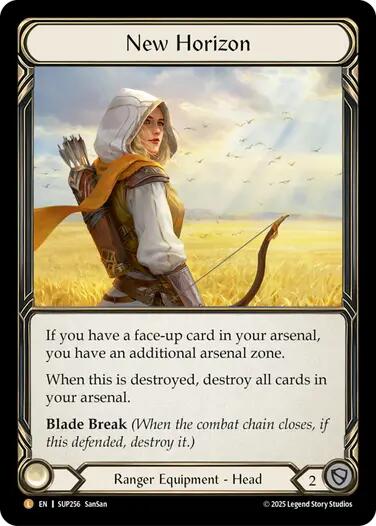 New Horizon [SUP256] (Super Slam)  Rainbow Foil | Boutique FDB TCG