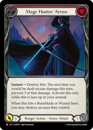Mage Hunter Arrow [SUP257] (Super Slam)  Rainbow Foil | Boutique FDB TCG