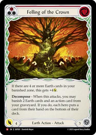 Felling of the Crown [SUP261] (Super Slam) | Boutique FDB TCG