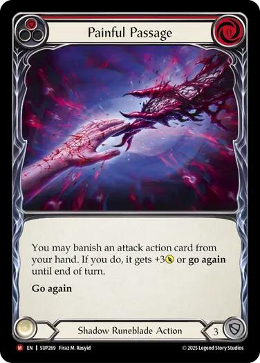 Painful Passage [SUP269] (Super Slam)  Rainbow Foil | Boutique FDB TCG