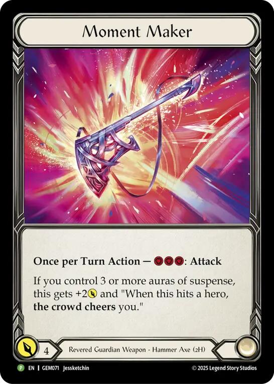 Moment Maker [GEM071] (GEM Pack 3)  Cold Foil | Boutique FDB TCG
