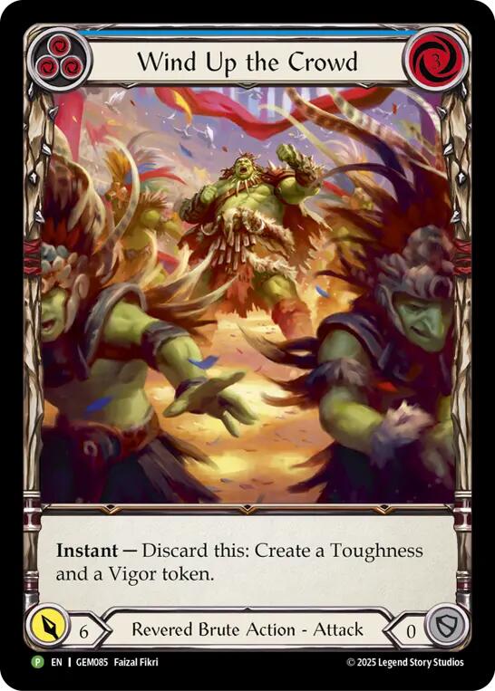 Wind Up the Crowd [GEM085] (GEM Pack 3)  Rainbow Foil | Boutique FDB TCG