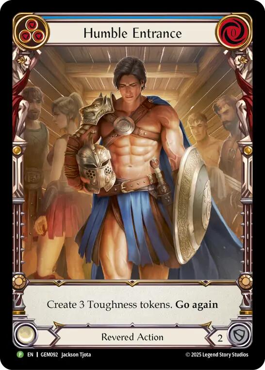 Humble Entrance [GEM092] (GEM Pack 3)  Rainbow Foil | Boutique FDB TCG