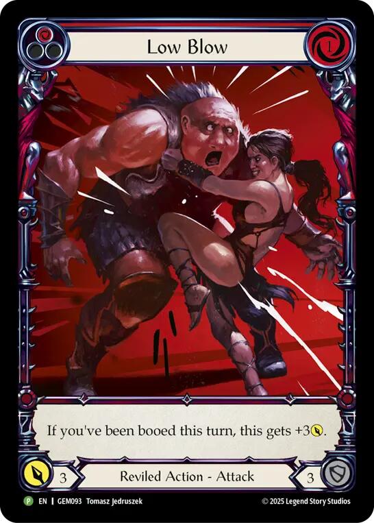 Low Blow [GEM093] (GEM Pack 3)  Rainbow Foil | Boutique FDB TCG