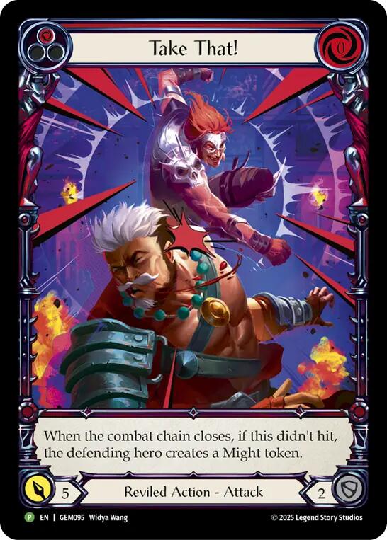 Take That! [GEM095] (GEM Pack 3)  Rainbow Foil | Boutique FDB TCG