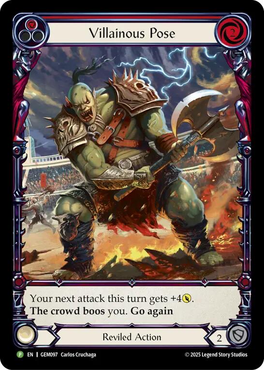 Villainous Pose [GEM097] (GEM Pack 3) | Boutique FDB TCG