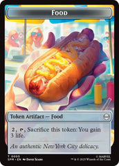 Food // Robot Double-Sided Token [Marvel's Spider-Man Tokens] | Boutique FDB TCG