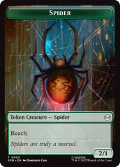 Spider // Food Double-Sided Token [Marvel's Spider-Man Tokens] | Boutique FDB TCG